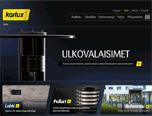 Tablet Screenshot of karlux.fi